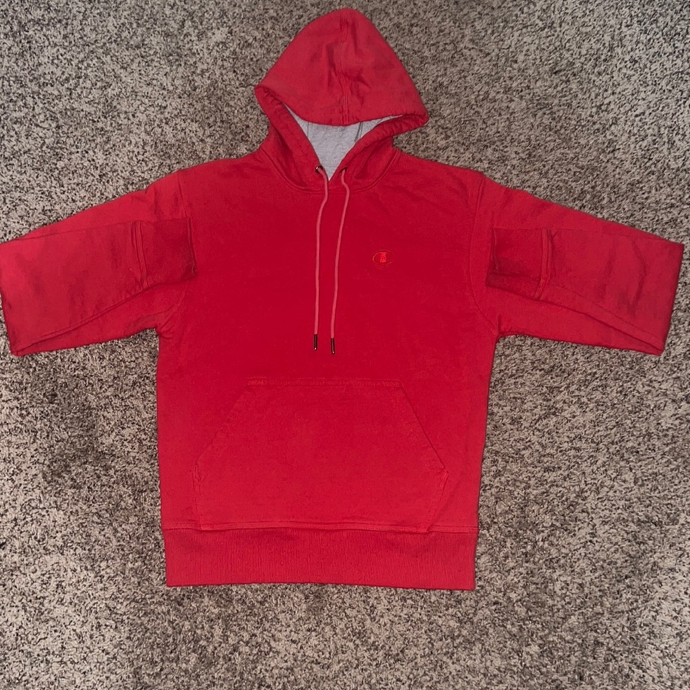 Red Champion Hoodie